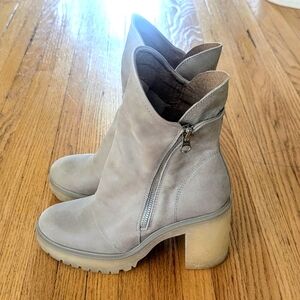 FREE PEOPLE Jack Zip Ankle Boot / Nickel